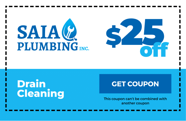 Drain Cleaning Coupon - SAIA Plumbing in New Orleans, LA
